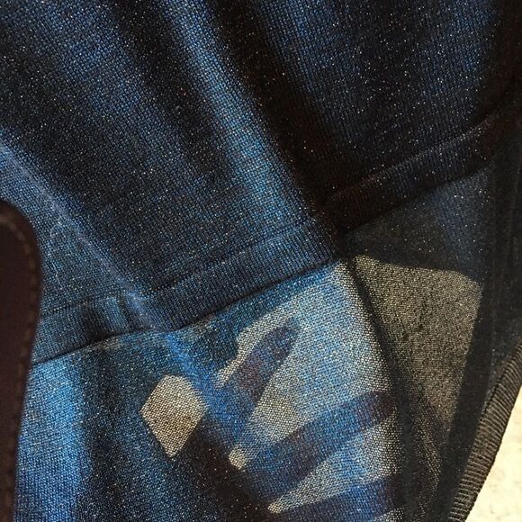 SAKS NAVY Sparkle Top w Blue Tulle Hem - Picture 5 of 8